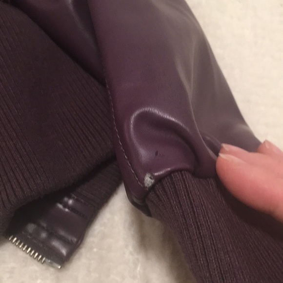 Spring bomber jacket. Seductions. Size US L. Purple. Used, very good condition. - Picture 7 of 10